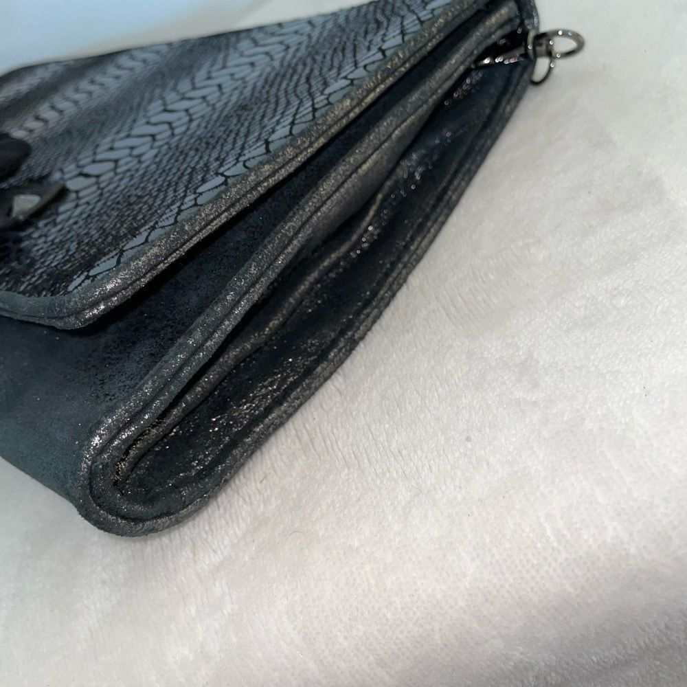 Betsey Johnson Crossbody Bag / Clutch Black Large - Picture 9 of 11